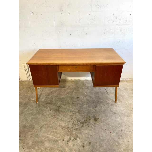 Danish Mid Century Modern Desk For Sale - Image 9 of 12