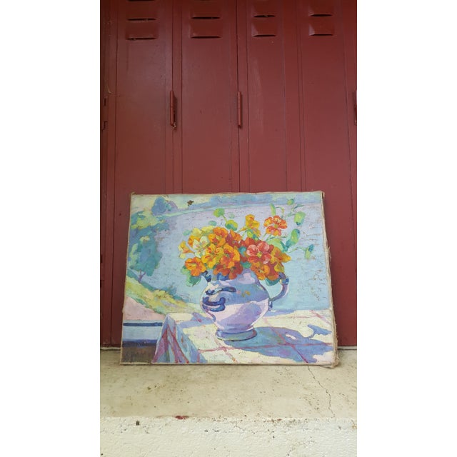 "Primrose Bouquet" Painting For Sale In Los Angeles - Image 6 of 7