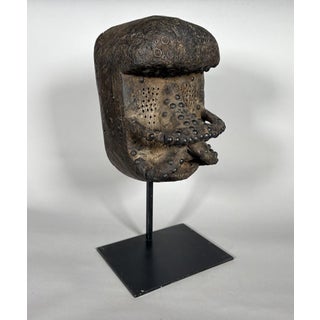 Studded tribal mask - Dan-Guéré. Ivory Coast, Africa For Sale