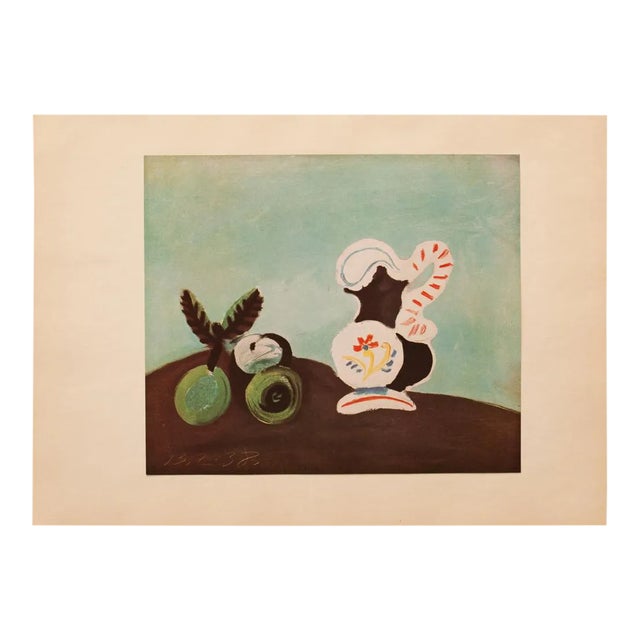 1940s After Pablo Picasso, "Still Life" First Edition Period Swiss Offset Lithograph For Sale