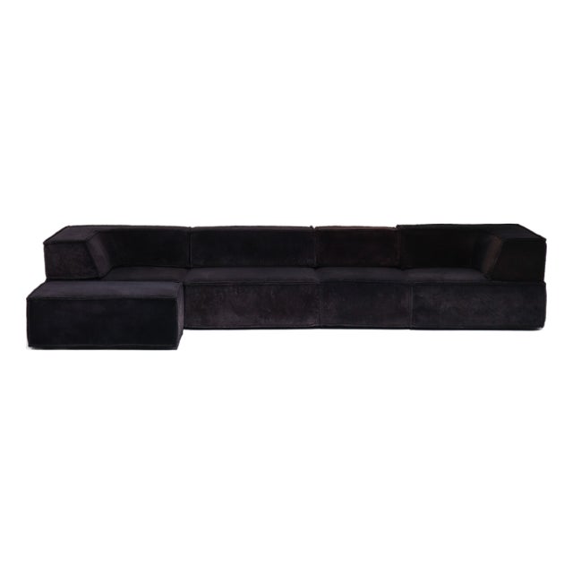 Vintage Swiss Trio Modular Sofa from Cor, 1970s, Set of 9 For Sale