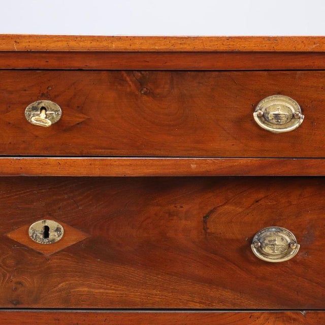 Wood Empire Chest of Drawers in Walnut For Sale - Image 7 of 12