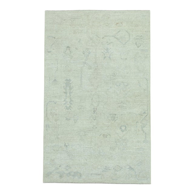 Turkish Oushak Rug 3'8"x 6' #20085 For Sale