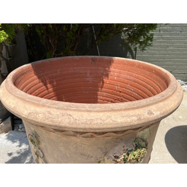 More information coming soon… A towering pair of Anduze garden pots, measuring 32 1/2 inches tall and 29 1/2 inches...