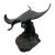 1970s Bronze, Patinated Manta Ray Sculpture on Rocky Base - attributed to Robert Wyland For Sale
