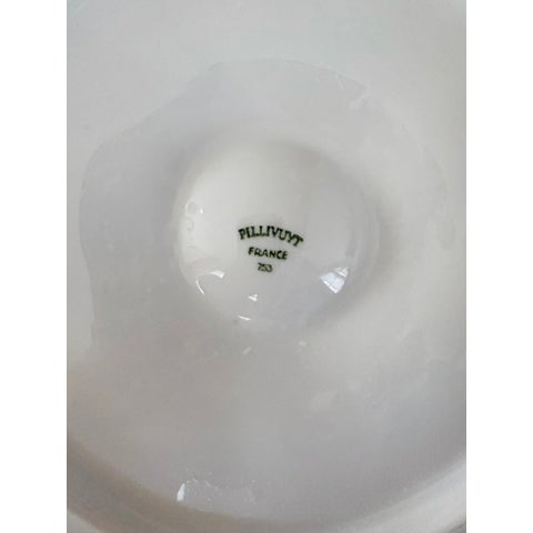 Vintage French Pillivuyt Porcelain Oyster Plates, White, Set of 6 For Sale - Image 10 of 10