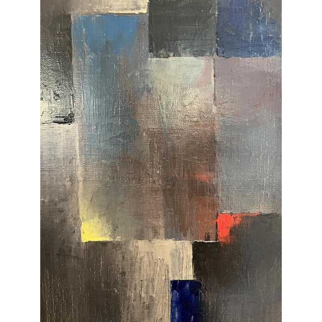 Bergerioux, Composition, 1957, Oil on Canvas For Sale - Image 6 of 11
