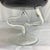 Contemporary 1980s Jozefina Krosno Hand-Blown Black and White Art Glass Pedestal Compote With Lid For Sale - Image 3 of 5
