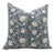 Fabdivine Throw Pillow Cover 14x20 Inch Handmade Block Print Cushion Thick Cotton White- Aradhna For Sale