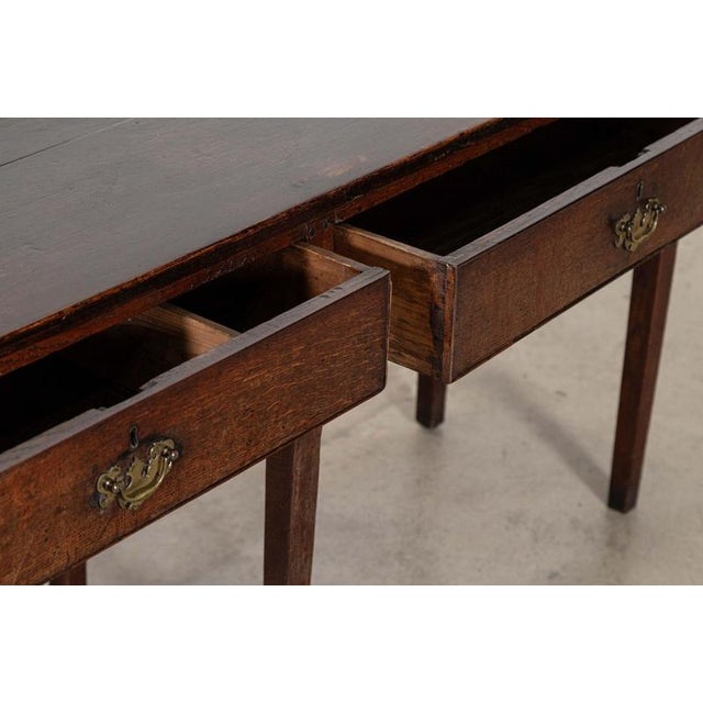 Brown 18th Century English Country Oak Dresser Base, 1780s For Sale - Image 8 of 13