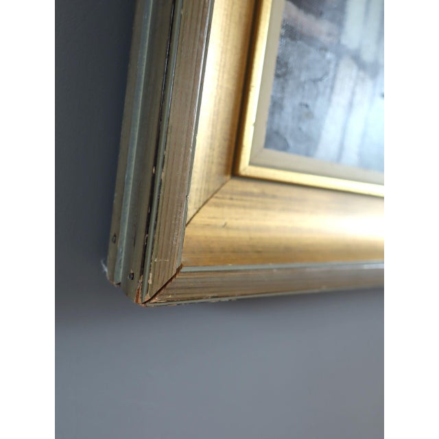 1974 Modernist 'Facade in Focus' Vintage Swedish Expressive Street Scene Oil Painting, Framed For Sale - Image 6 of 11