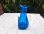 1970s Vintage Blue Glass Vase, 1960s For Sale - Image 5 of 8