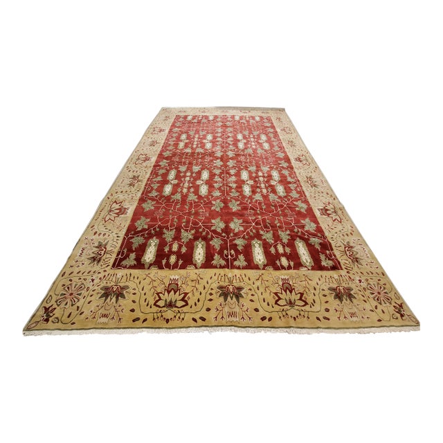 Early 20th Century Indian Agra Carpet For Sale