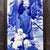 Monumental Set of 4 Antique Chinese Rosewood & Blue-and-White Porcelain Plaques Featuring the 18 Arhats For Sale - Image 10 of 10