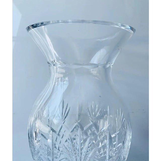 Killarney Clear Crystal Table Vase by Waterford For Sale - Image 9 of 10