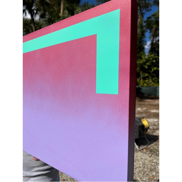 William Finlayson William Finlayson Jr. Acrylic Painting on wood Panel Titled “Aurora” 2022 For Sale - Image 4 of 6