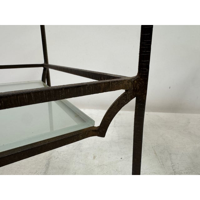 French Two-Tier Side Tables in Wrought Iron, 1970s, Set of 2 For Sale - Image 11 of 14