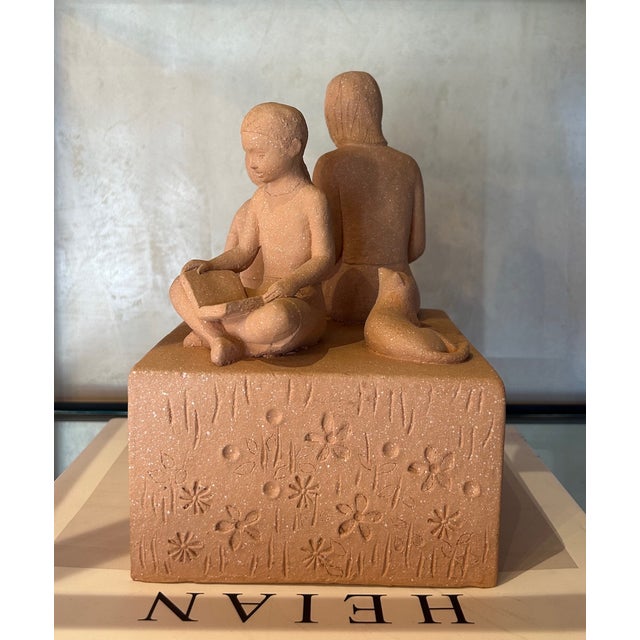 Figurative 1980s Marilyn Fox Terracotta Sculpture For Sale - Image 3 of 5