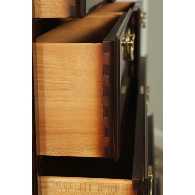 Kindel Winterthur Collection Mahogany Chippendale Style High Chest For Sale - Image 9 of 13
