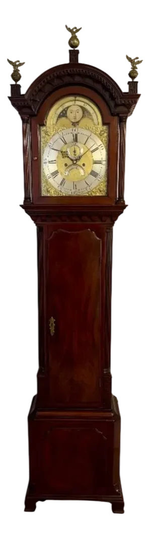 Antique George III Mahogany 8-Day Long Case Clock