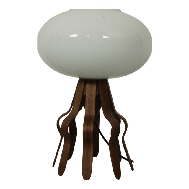 Vintage Lamp with Handmade Sculptural Base, 1960s For Sale