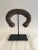 Antique Bronze Twisted African Currency Band on Stand For Sale - Image 4 of 4