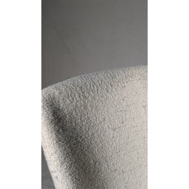 Verellen Fernando Wing Chair in Ivory Bouclé on Ash Base For Sale - Image 12 of 12