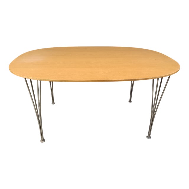 Superellipse Table by Bruno Mathsson and Piet Hein for Fritz Hansen, 2000s For Sale