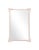Contemporary Fleur Home Garden District Napoleon Rectangle Mirror in Pink Ground, 36x48 For Sale - Image 3 of 3