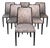 6 Pietro Costantini Dining Chairs Set For Sale