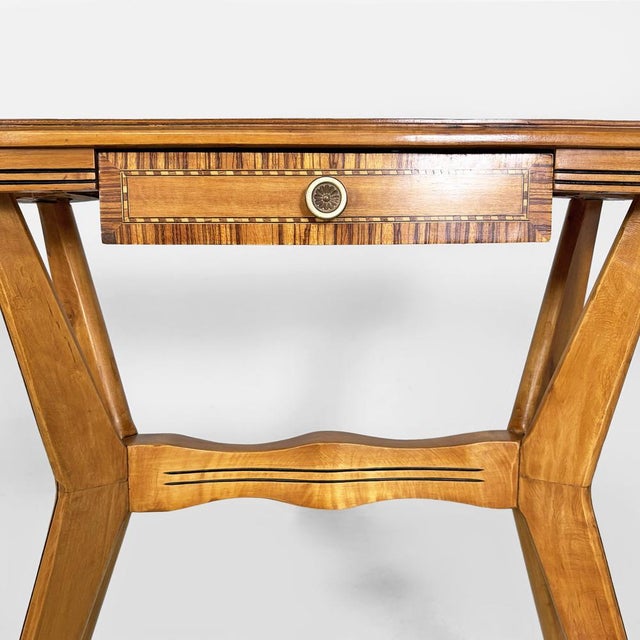 Art Deco Italian Wooden Console, 1940s For Sale - Image 10 of 17