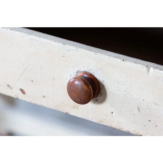 19th Century Irish Painted Vernacular Pine Farmhouse Table, 1800s For Sale - Image 11 of 12