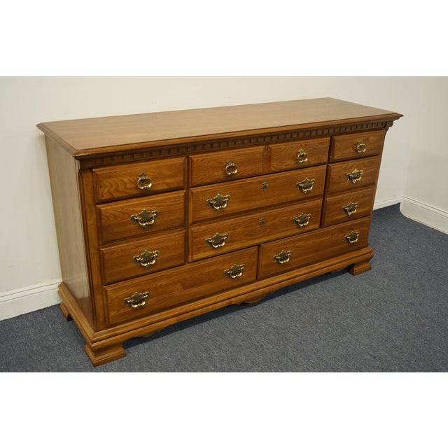 Kincaid Furniture Hunter's Run Collection Oak 62" Triple ...