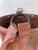 Metal Mid 20th Century French Leather Umbrella Stand in the Style of Jacques Adnet For Sale - Image 7 of 9