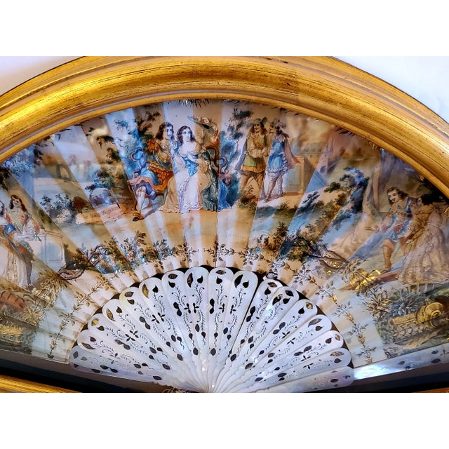 Glass Framed 19th Century Guatemalan Fan For Sale - Image 7 of 12