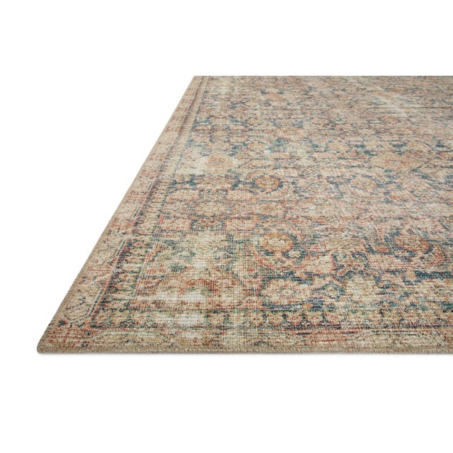 Traditional Angela Rose x Loloi Aubrey Rug Navy / Multi 2'-6" x 7'-6" Runner Rug For Sale - Image 3 of 8