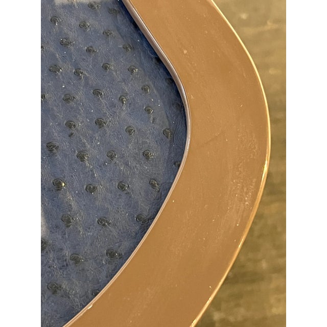 R & Y Augousti 1990s R and Y Augousti Shagreen Kidney Shaped Side Table Postmodern For Sale - Image 4 of 4