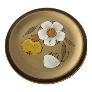 Vintage Hearthside Dogwood Dinner Plates Stoneware Japan Hand Painted - Set of 6 For Sale