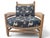 Camel Maitland-Smith British Colonial Cane Lounge Chair & Ottoman, C. 1990 For Sale - Image 8 of 16