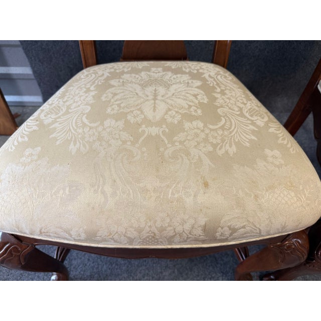 Late 20th Century Set of 6 Bernhardt High Back Cherry Dining Chairs For Sale - Image 14 of 18