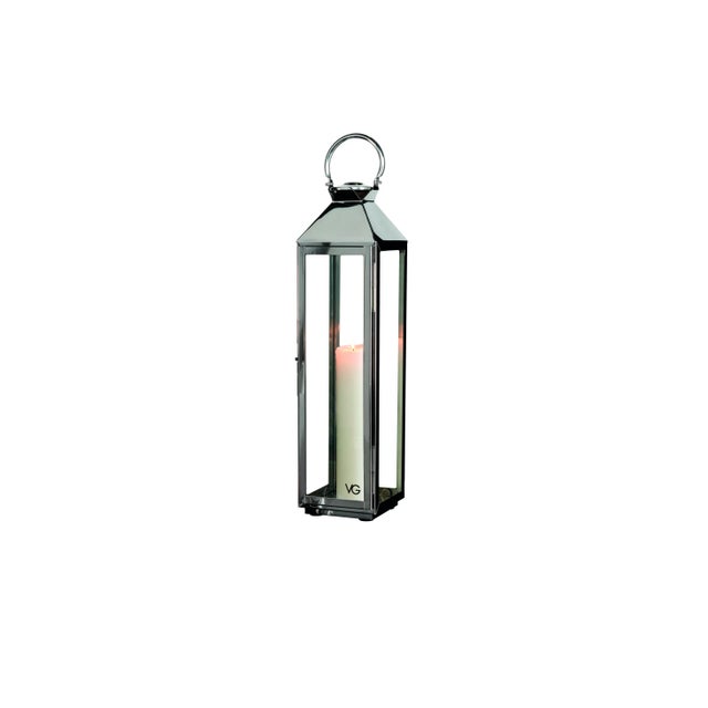 Glass Medium Lanterna Top Pyramid-Shaped in Acciaio Inox from VGnewtrend For Sale - Image 7 of 7