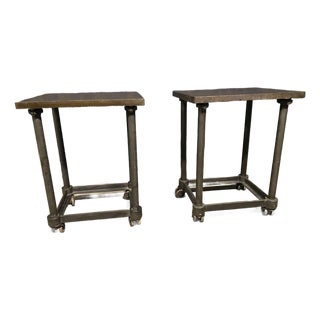 Early 20th Century Printers Turtle Table For Sale