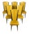 French Art Deco Dining Chairs, 1940, Set of 6 For Sale