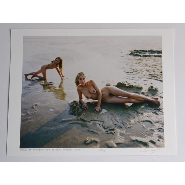 Jock Sturges, Adele and Audrey, Montalivet, France 1995 photography, hand signed and numbered /40 Wears a dry tampon: Jock...