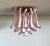 Mid-Century Modern Murano Ceiling Chandelier | 32 Pink Glass and Lattimio Petals in a Contemporary | Mid Century Style For Sale - Image 3 of 11