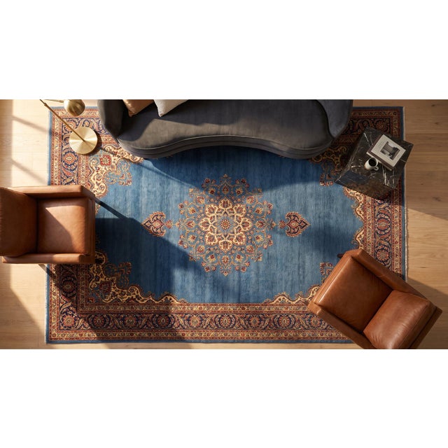Late 19th Century N.W. Persian Carpet ( 6'6" x 8'9" - 198 x 267 ) For Sale - Image 9 of 9