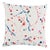 Schumacher X Poter Teleo Ink Splash 18" Pillow in Red & Blue For Sale