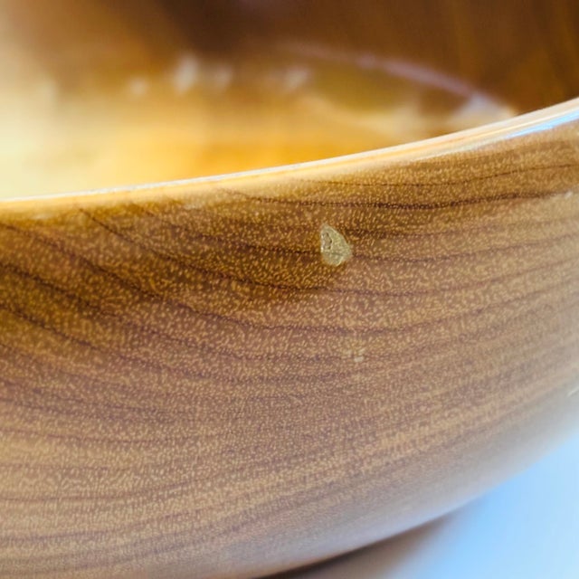 Large Myrtlewood Salad Bowl For Sale - Image 9 of 11