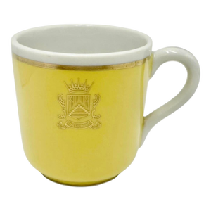 Vintage the Carlyle Hotel Nyc Yellow Demitasse Cup