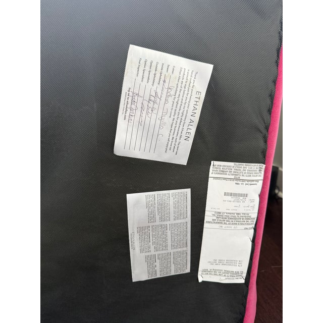 Ethan Allen Ethan Allen Velvet Chaise Lounge For Sale - Image 4 of 4